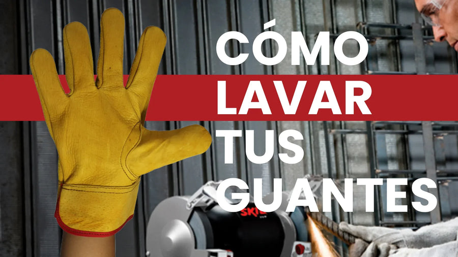5 pasos para limpiar guantes de carnaza 🧼