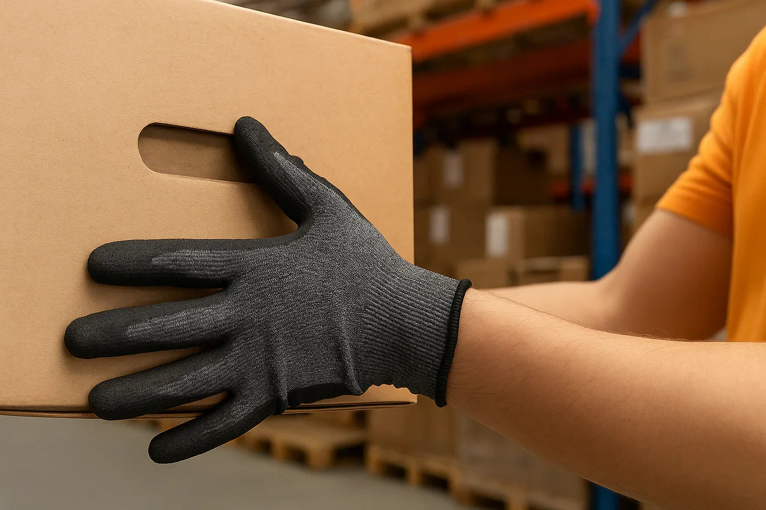 ¿Qué guantes debo usar para trabajar en almacén?