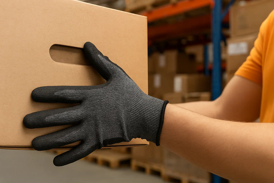 ¿Qué guantes debo usar para trabajar en almacén?