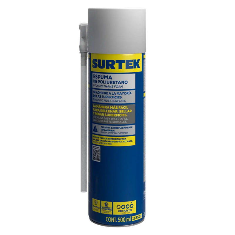 Espuma De Poliuretano 500mL - Surtek 113501