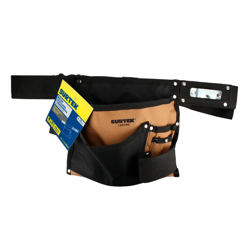 Portaherramientas 7 Bolsillos Con Cinturón Ajustable - SURTEK 124190