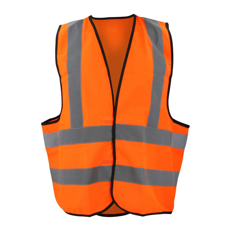 Chaleco De Seguridad Con Cintas Reflejantes Plateadas Surtek