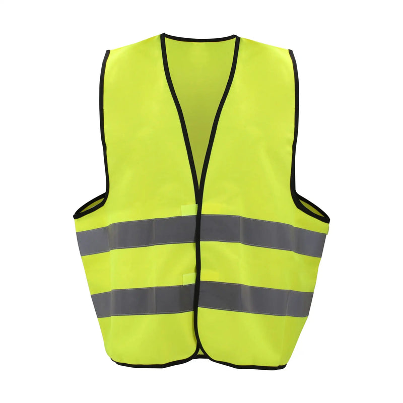 Chaleco De Seguridad Con Cintas Reflejantes Plateadas Surtek