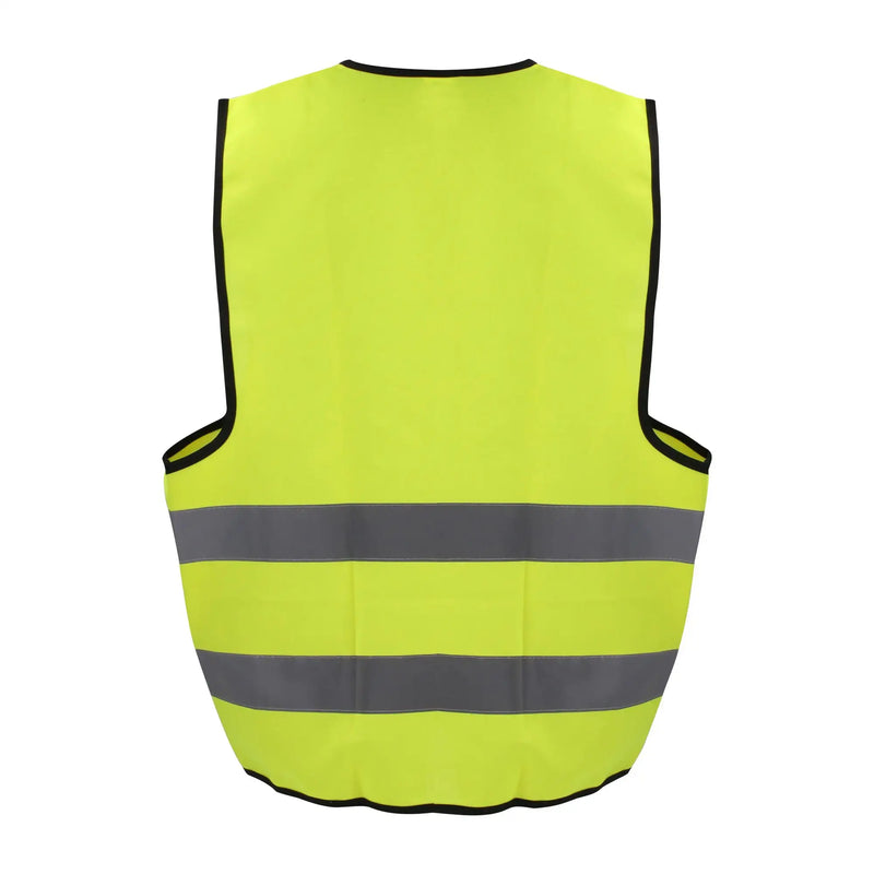 Chaleco De Seguridad Con Cintas Reflejantes Plateadas Surtek