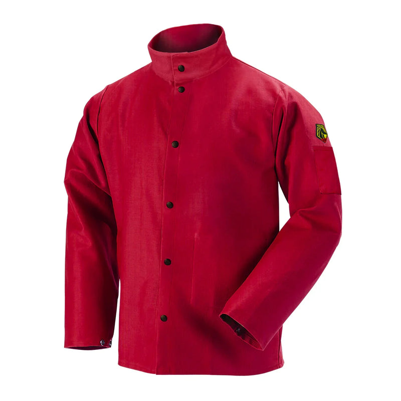 Chaqueta Para Soldador Roja TruGuard Black Stallion FR9-30C