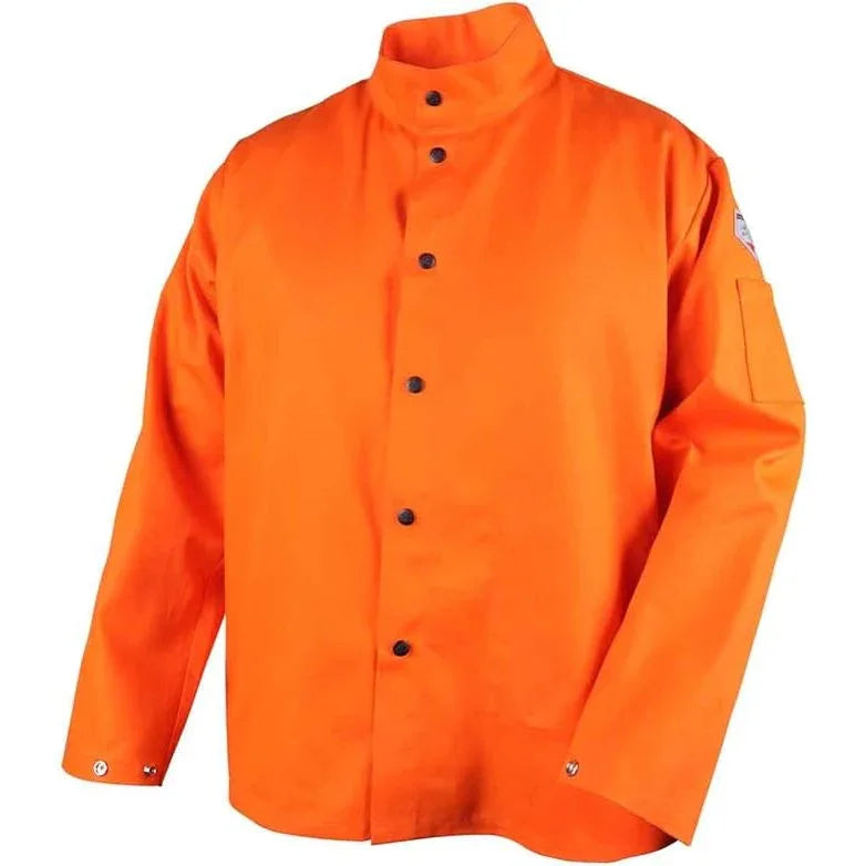 Chaqueta Para Soldador Naranja TruGuard Black Stallion FO9-30C