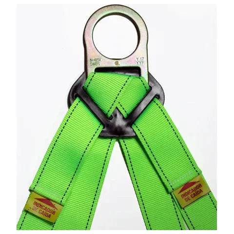 Arnés de Trabajo con Anillo "D" en Espalda y Costados Alta Visibilidad JYRSA JYR-10ECO