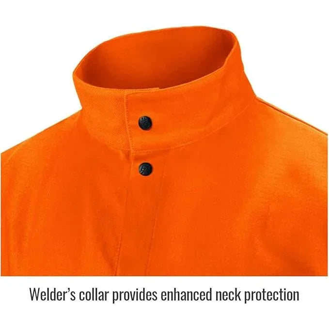 Chaqueta Para Soldador Naranja TruGuard Black Stallion FO9-30C