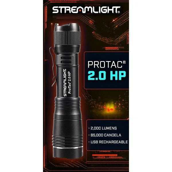 Linterna Streamlight ProTac 2.0 HP Recargable - 2000 Lúmenes