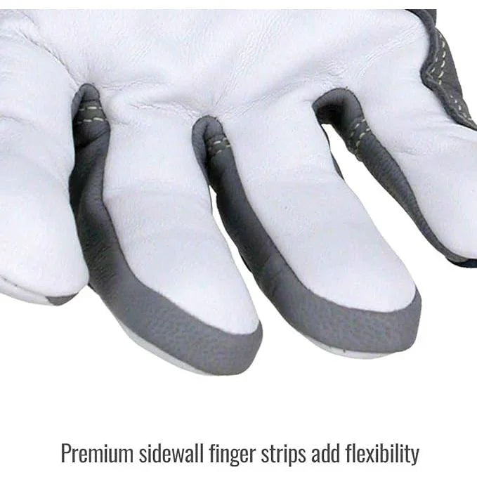 Guante Para Soldadura TIG de Algodón FR y Piel de Cabra Premium - Black Stallion T50