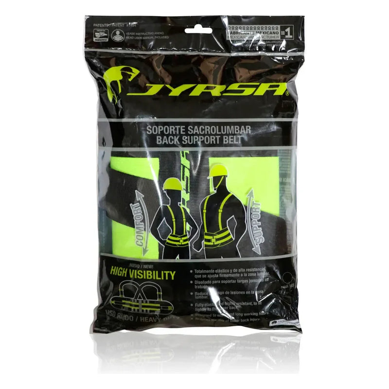 Faja Soporte Sacrolumbar Elástica Con Tercer Cinturón - JYRSA JYR-825-3C