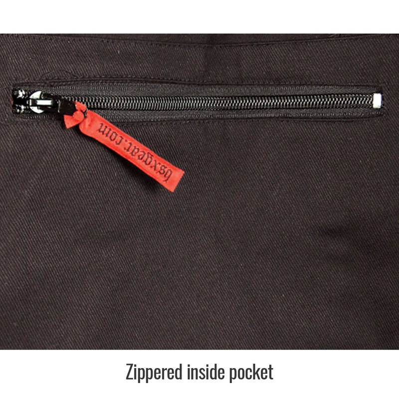 Chaqueta Para Soldador Negra Con Llamas Rojas BSX Black Stallion BX9C