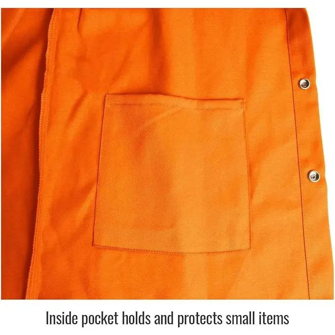 Chaqueta Para Soldador Naranja TruGuard Black Stallion FO9-30C