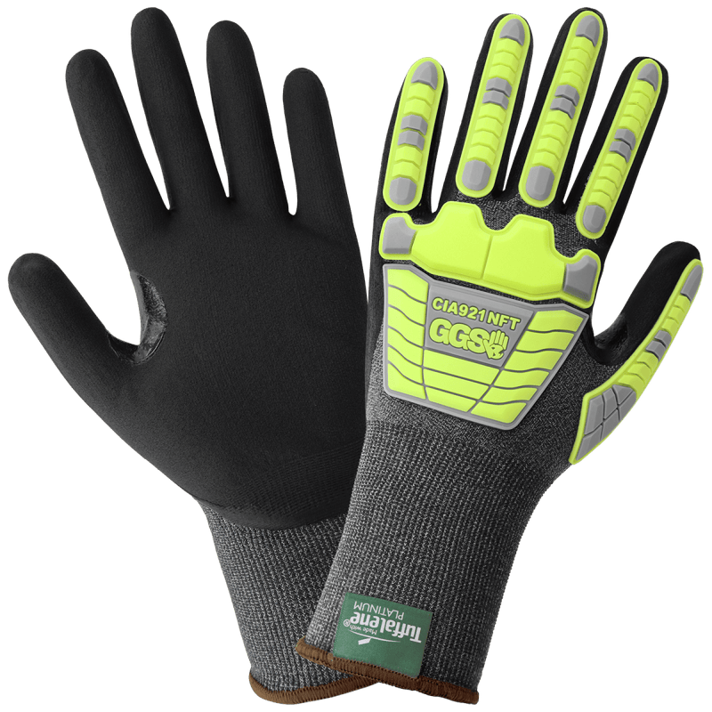 Guantes Resistentes al Corte A4 Anti-Impacto Nitrilo Táctil — Global Glove Vise Gripster CIA921NFT