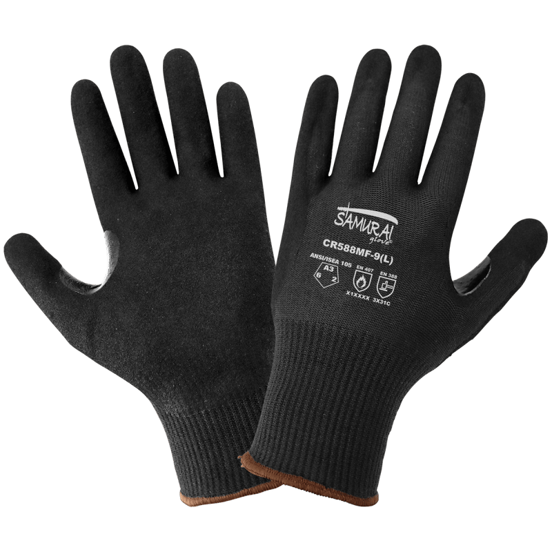 Guantes Resistentes al Corte A3 Nitrilo Global Glove Samurai CR588MF