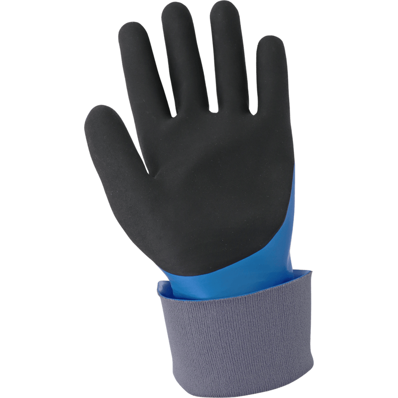Guantes de Nitrilo Doble Inmersión Corte A5 Puño Gauntlet 12 Pulgadas — Global Glove FrogWear CR592