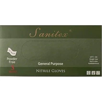 Guantes de Nitrilo Sin Polvo 4.5 mil Grosor Life Guard Sanitex 6390