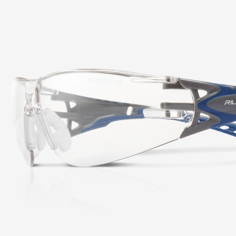 Lentes de Seguridad Policarbonato Antiimpacto Z87+ — Riley Stream Evo