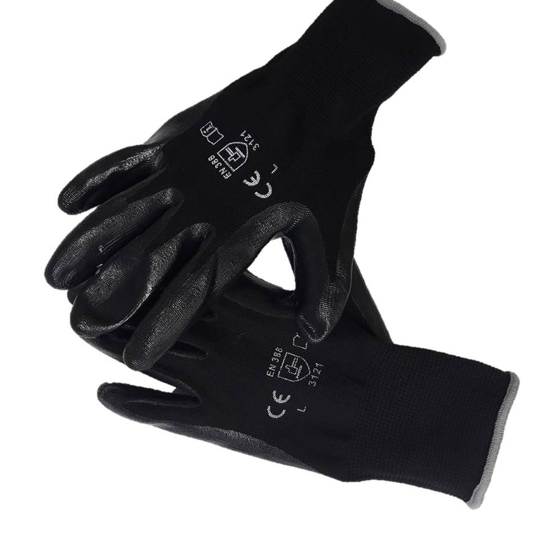 Guantes Nylon con Palma de Nitrilo ESD Para Precisión Y Agarre - TAC SK-BN