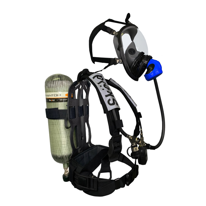 Equipo de Respiración Autónoma SCBA 60 Min Visión 180° - Skold Phantom SCBA-P60FC