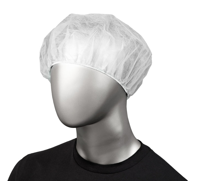 Cofia Blanca de Polipropileno Plana de 24" - AmbiShield - Varios Colores