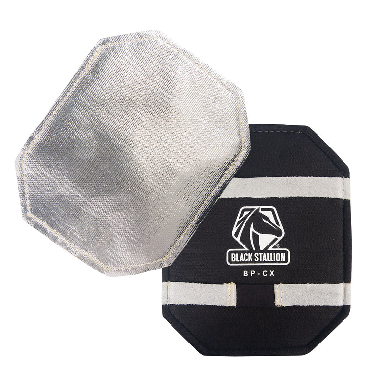 Almohadilla de Fibra de Vidrio Aluminizada y Fieltro de Carbono - Black Stallion BP-CX
