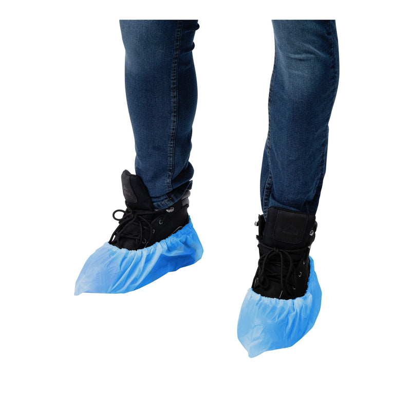 Cubrezapato de Copolimero CPE Azul Impermeable - Ambishield CPSC