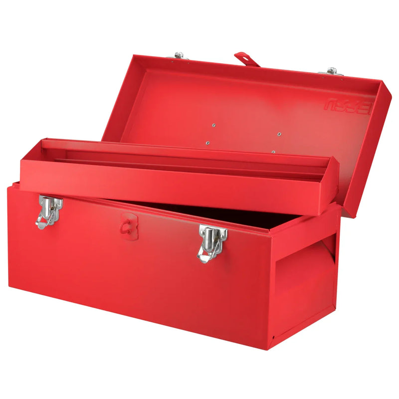 Caja Portaherramientas 16"x7"x7" Metálica con Porta Candado - URREA D3