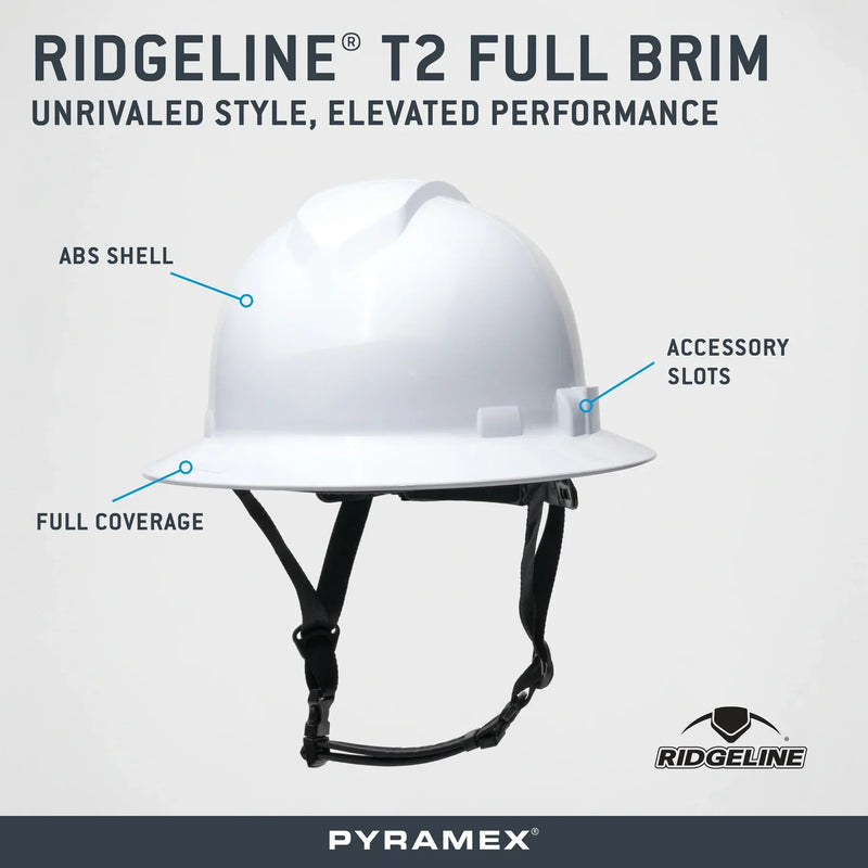 Casco PYRAMEX Ridgeline T2 Ala Ancha Tipo II