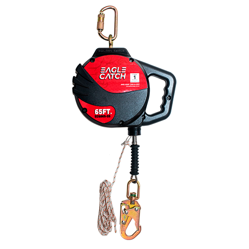 Línea de Vida Autorretráctil de Cable 65 ft Clase 1 ANSI Z359.14 — Eagle Catch EC6065-SS