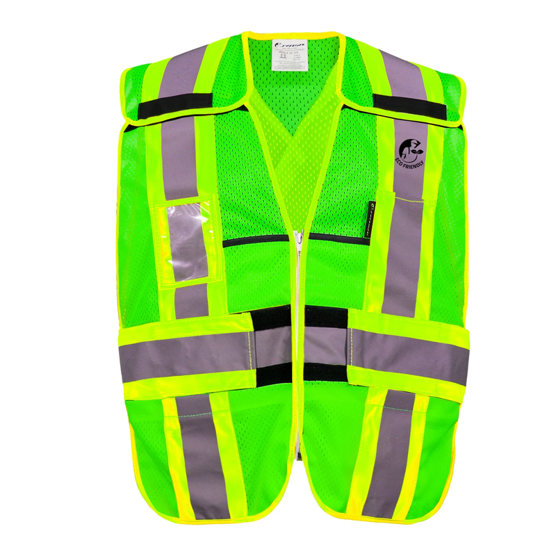 Chaleco Desmontable de Alta Visibilidad ANSI Tipo R Clase 2 - JYRSA SR-1215