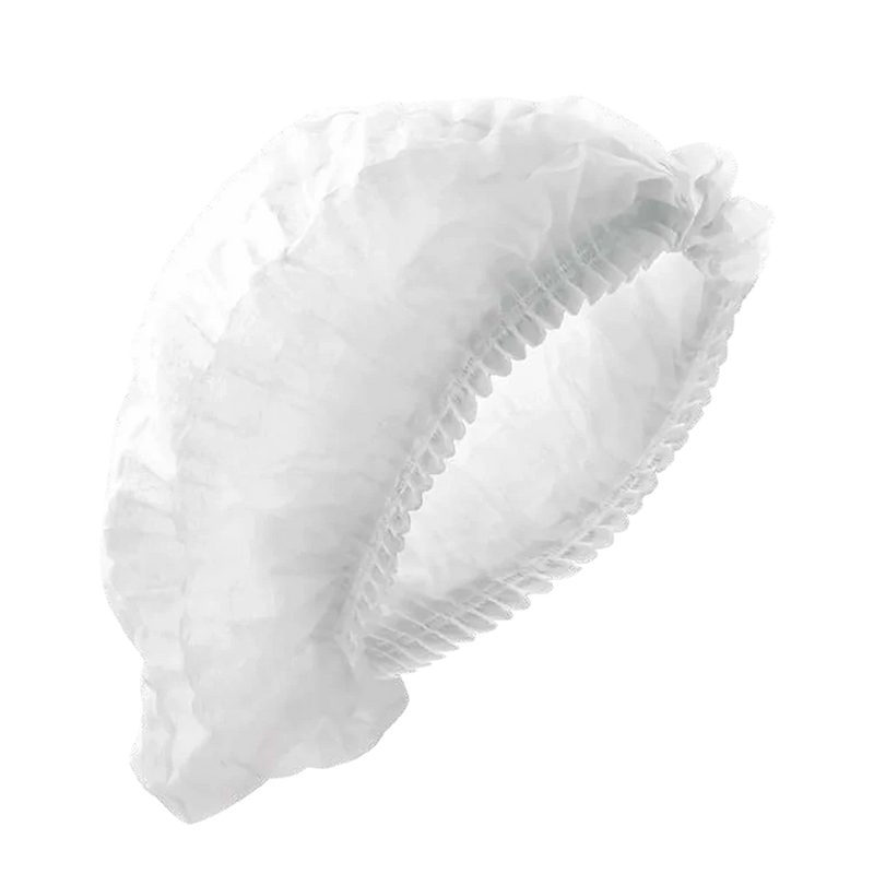 Cofia Blanca Plisada Jyrsa ECO-1521M - Caja con 1,000 piezas