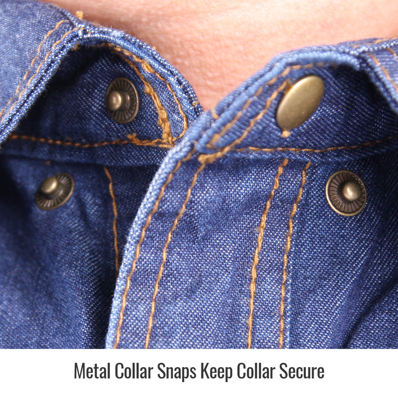 Camisa FR BLACK STALLION FS8-DNM Mezclilla 8 Oz