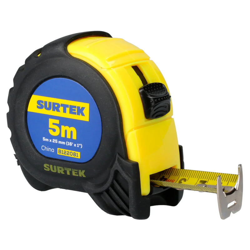 Flexómetro 5 Metros Doble Gancho e Imán - SURTEK B122081