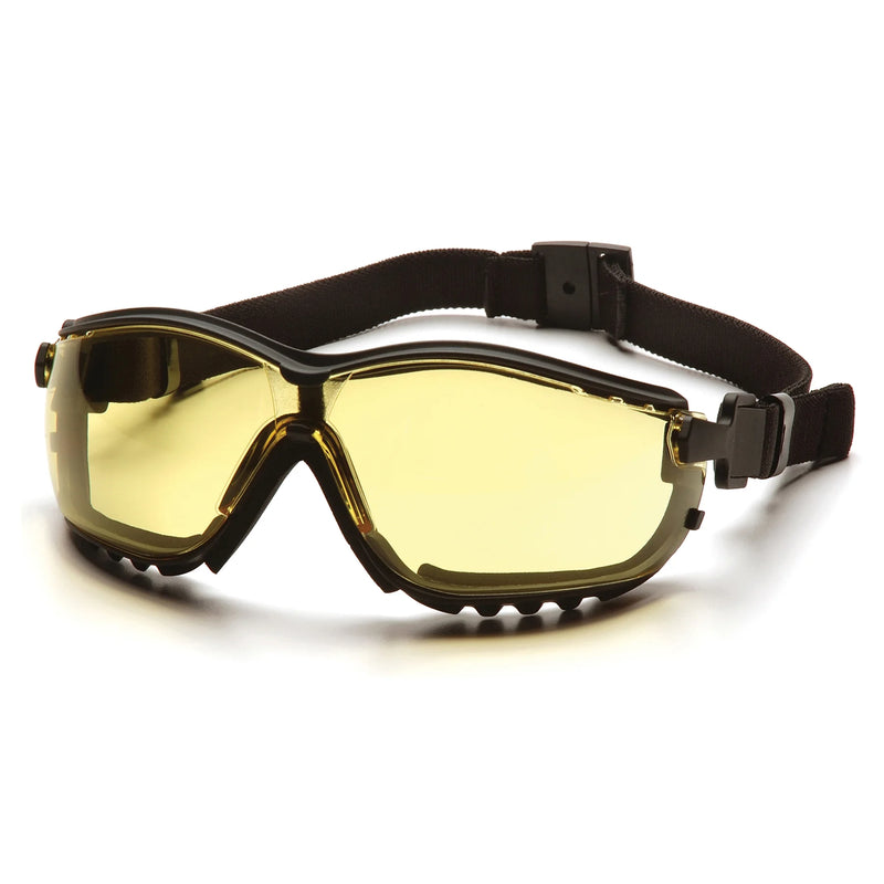 Lentes de Seguridad Convertibles a Goggles V2G Anti Empaño - Pyramex