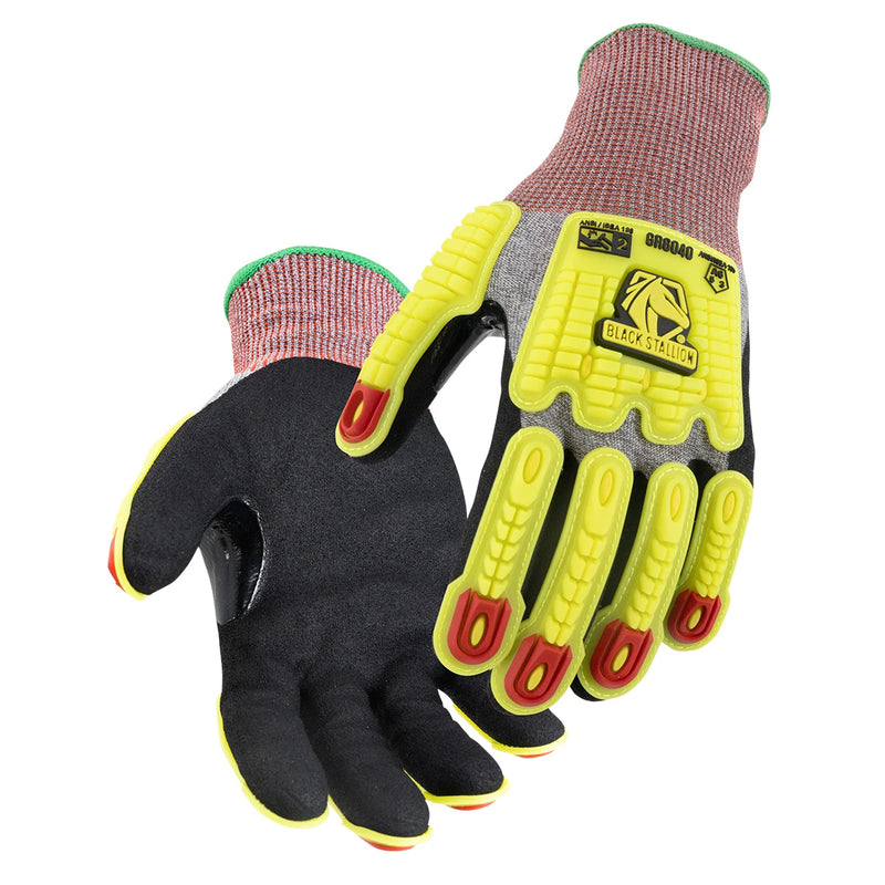 Guantes Anti-Impacto Corte A6 Nivel 2 — Black Stallion AccuFlex GR6040-GB