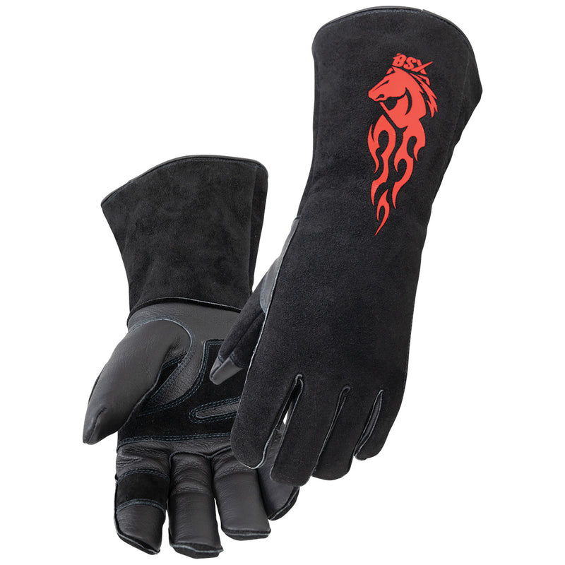 Guantes Soldador Black Stallion GS3030-BK Piel de Cerdo