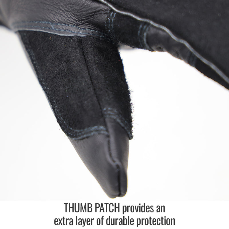 Guantes Soldador Black Stallion GS3030-BK Piel de Cerdo