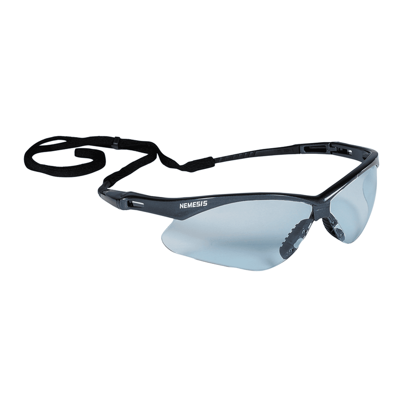 Lentes De Seguridad Nemesis V30 19639 Azul Claro Con Cordón - DIBAMEX