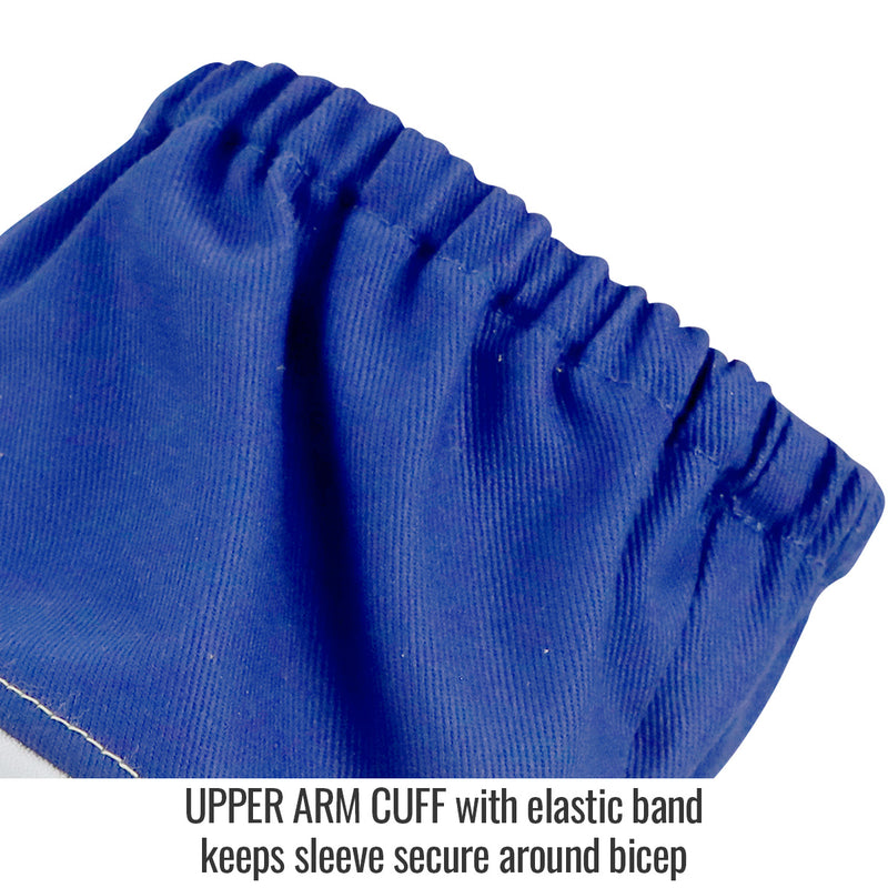 Mangas para Soldador Piel de Cabra y Algodón FR - Black Stallion HG-19S