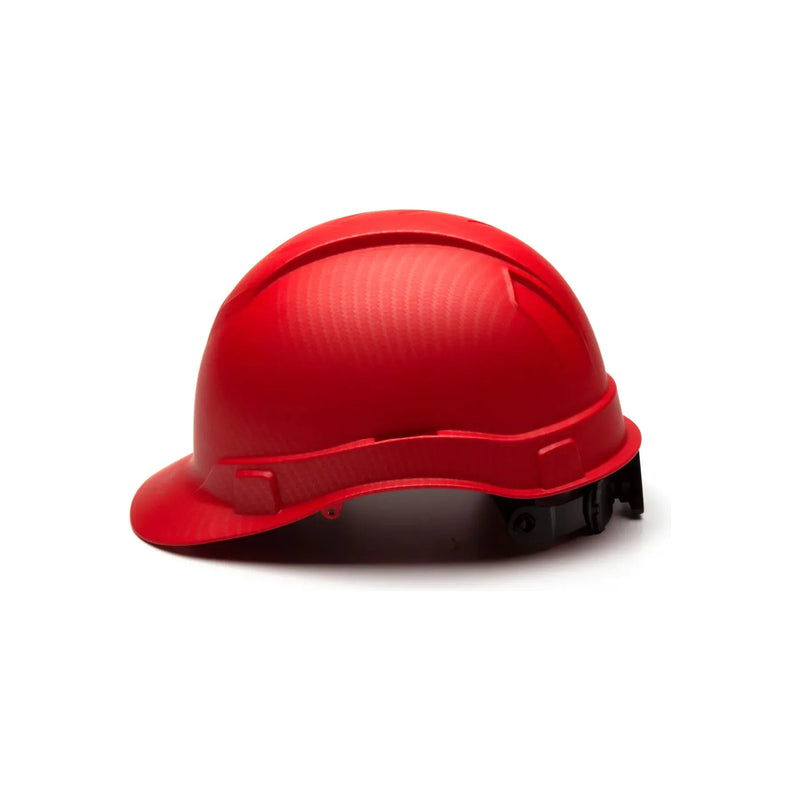 Casco de Seguridad RIDGELINE Grafito Rojo Mate - Pyramex HP44121