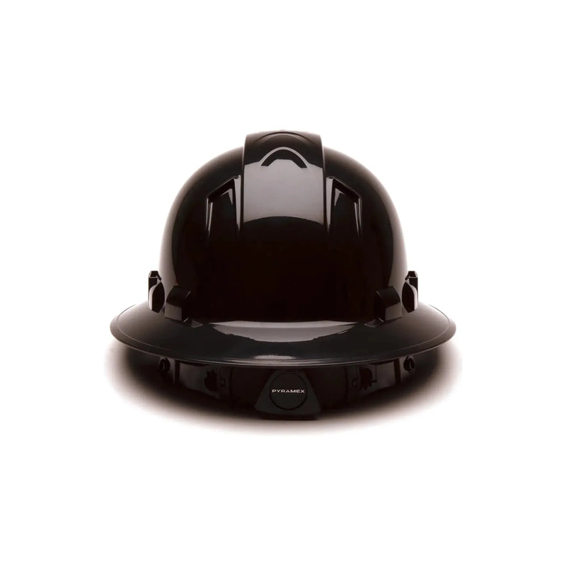 Casco de Seguridad RIDGELINE Ala Ancha Negro Ventilado - Pyramex HP54111V