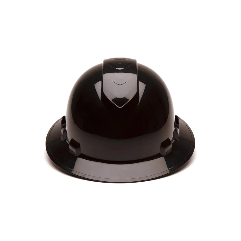 Casco de Seguridad RIDGELINE Ala Ancha Negro Ventilado - Pyramex HP54111V