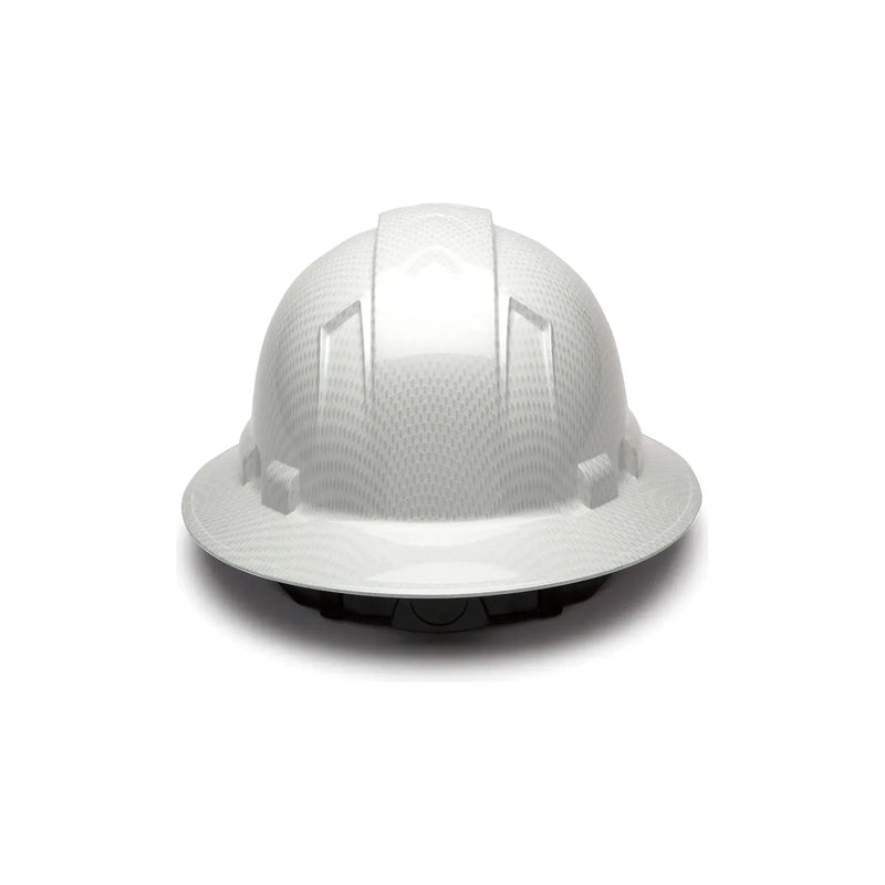 Casco de Seguridad RIDGELINE Ala Ancha Patrón Blanco Grafito Brillante - Pyramex HP54116S