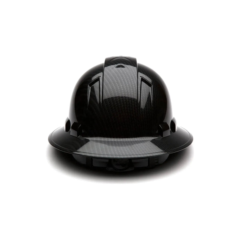 Casco de Seguridad RIDGELINE Ala Ancha Patrón Negro Grafito Brillante - Pyramex HP54117S