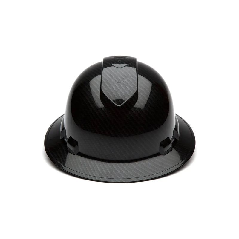 Casco de Seguridad RIDGELINE Ala Ancha Patrón Negro Grafito Brillante - Pyramex HP54117S