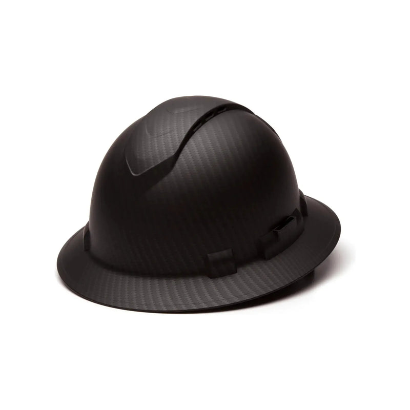 Casco de Seguridad RIDGELINE Ala Ancha Negro Grafito Ventilado - Pyramex HP54117V