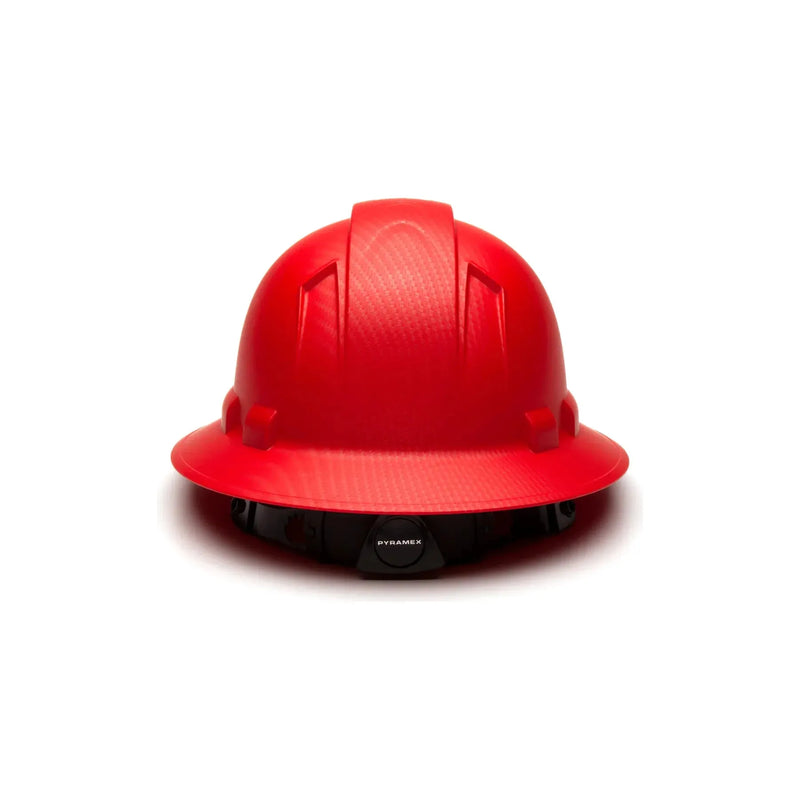 Casco de Seguridad RIDGELINE Ala Ancha Rojo Grafito Mate- Pyramex HP54121