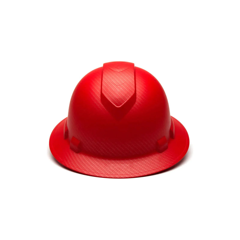 Casco de Seguridad RIDGELINE Ala Ancha Rojo Grafito Mate- Pyramex HP54121