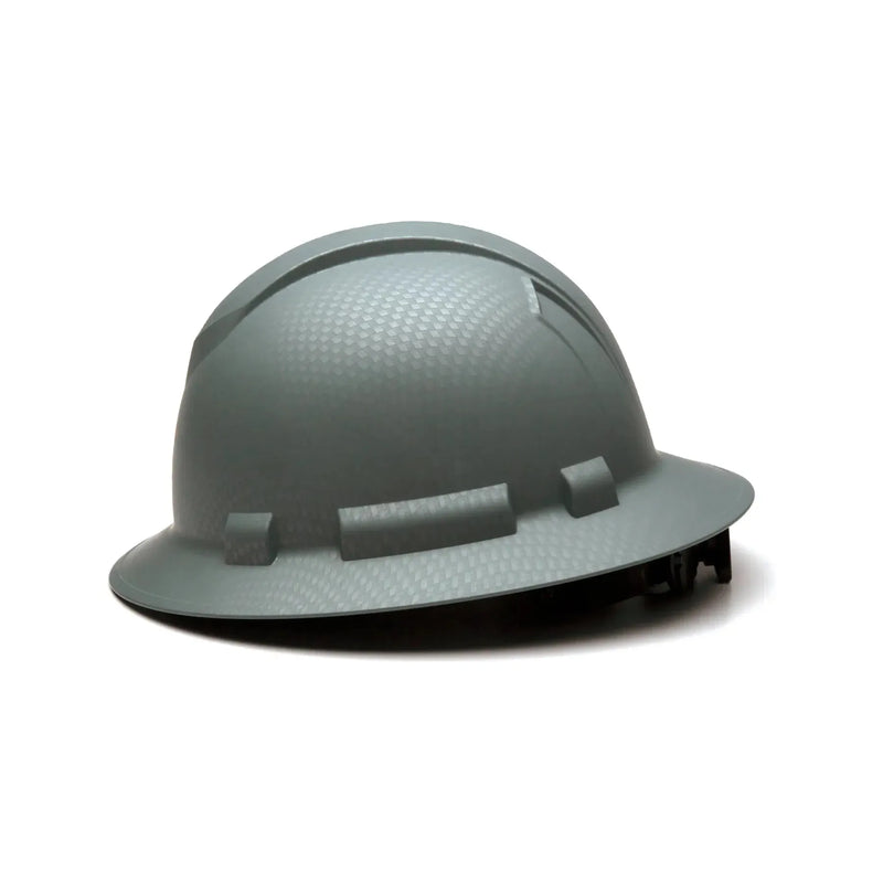 Casco de Seguridad RIDGELINE Ala Ancha Gris Grafito Mate- Pyramex HP54123